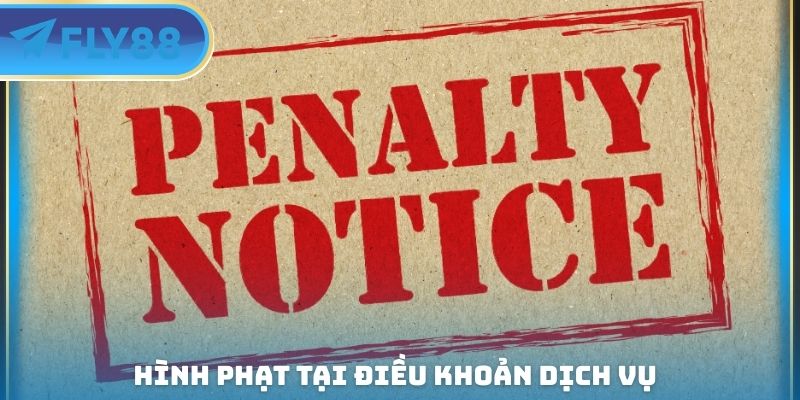 hình phạt tại điều khoản địch vụ